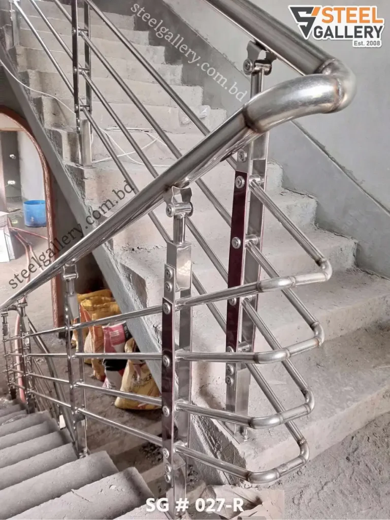 Premium SS Stair Railing Design in BD | Steel Gallery