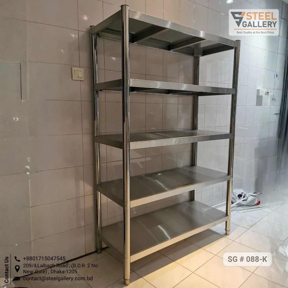Stainless Steel Commercial Kitchen Rack – 5 Layer