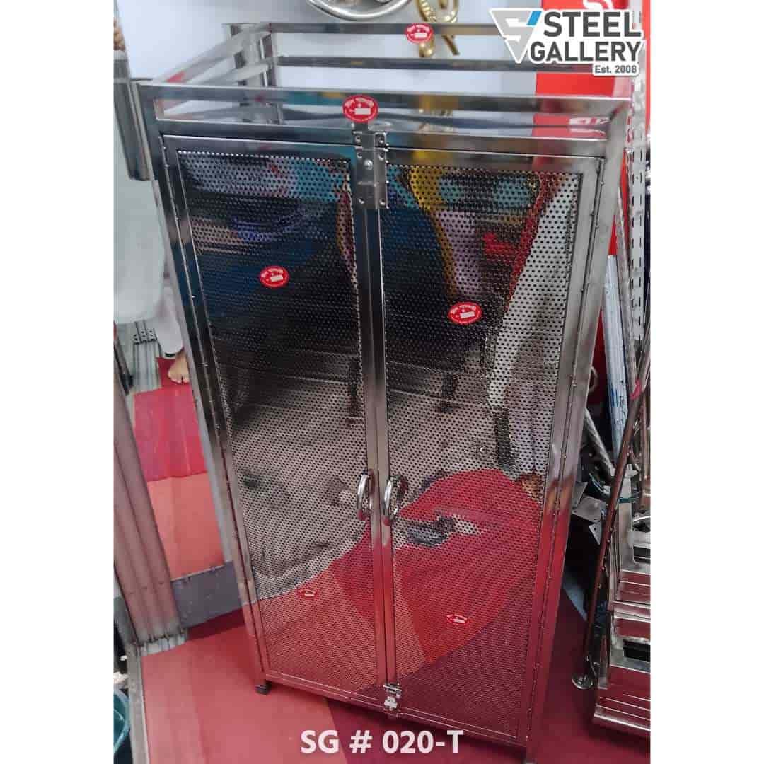 Stainless Steel 2-Door Kitchen Cabinet/খানাডুলি - Image 2