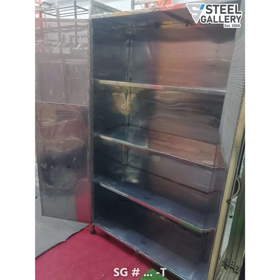 Stainless Steel 2-Door Kitchen Cabinet/খানাডুলি - Image 3