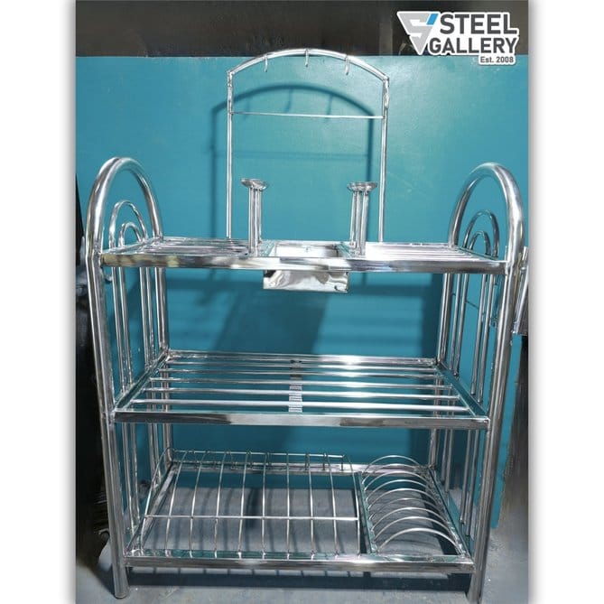 Stainless Steel Dish Rack (3-Tier) - Image 2
