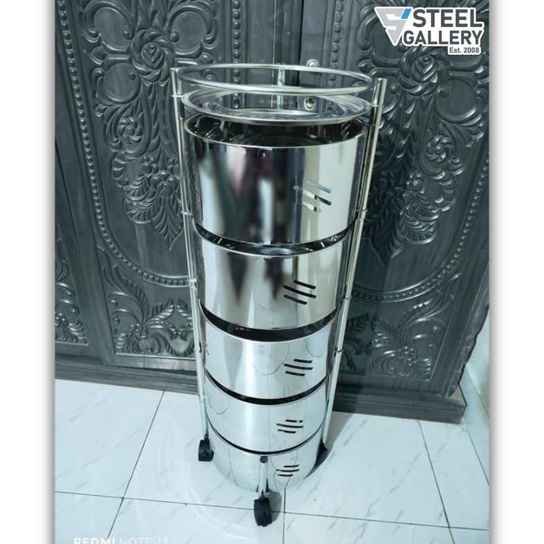 SKB Stainless Steel Vegetable Trolley Rack