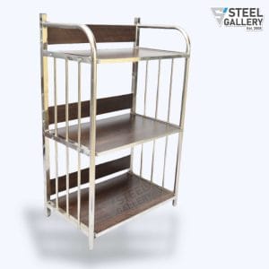 3-Layer Oven Rack Trolley