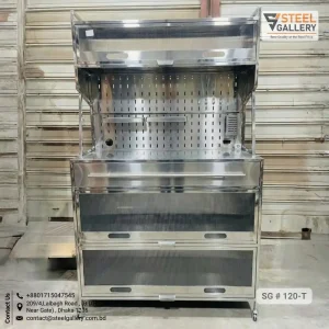 Kitchen Organizer Rack with Flip Door Cabinet rack