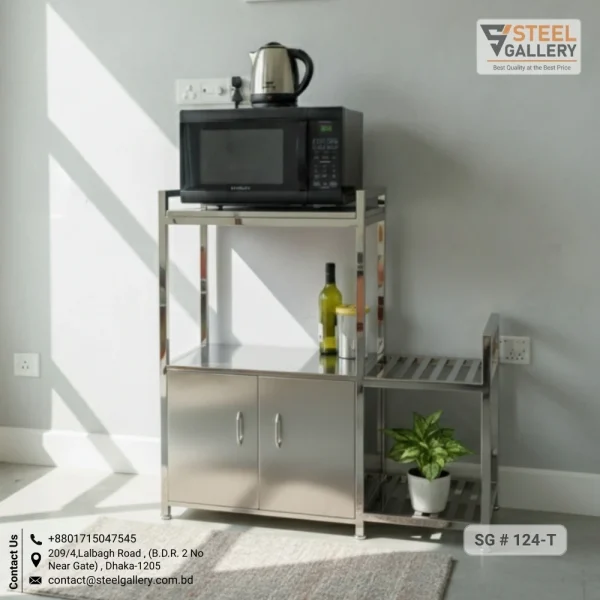 Multi-Function Kitchen Rack with Cabinet - Filter Stand & Oven Rack ...