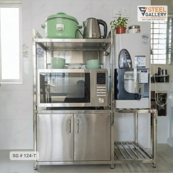 Multi-Function Kitchen Rack with Cabinet - Filter Stand & Oven Rack ...
