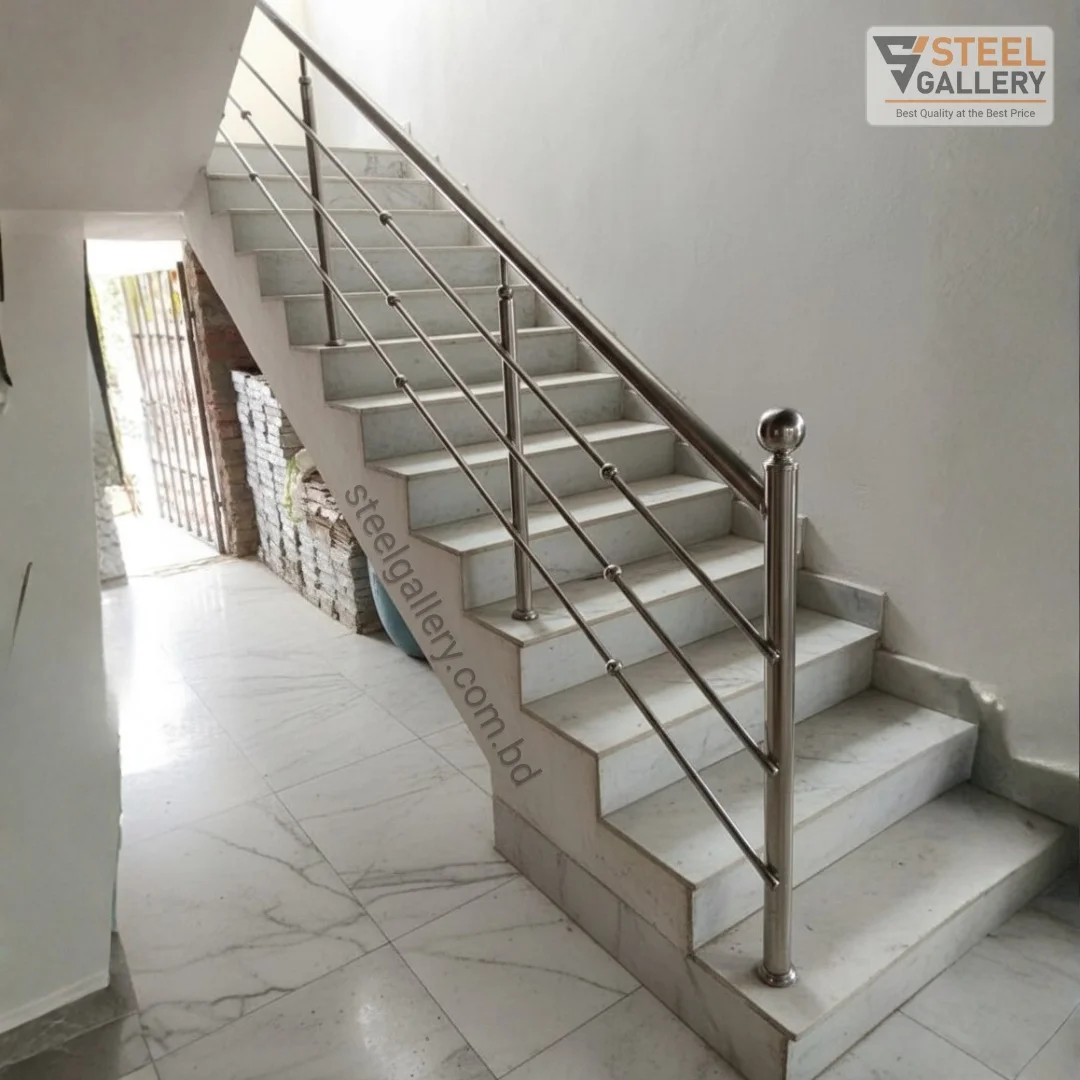 Simple Ball Design SS Stair Railing - সবচেয়ে সিম্পল রেলিং